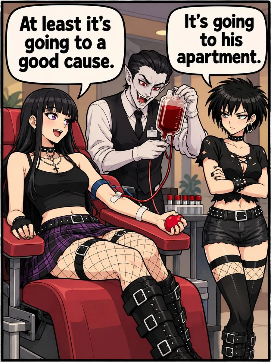 Blood Drive comic artwork from Mall Goth Massacre